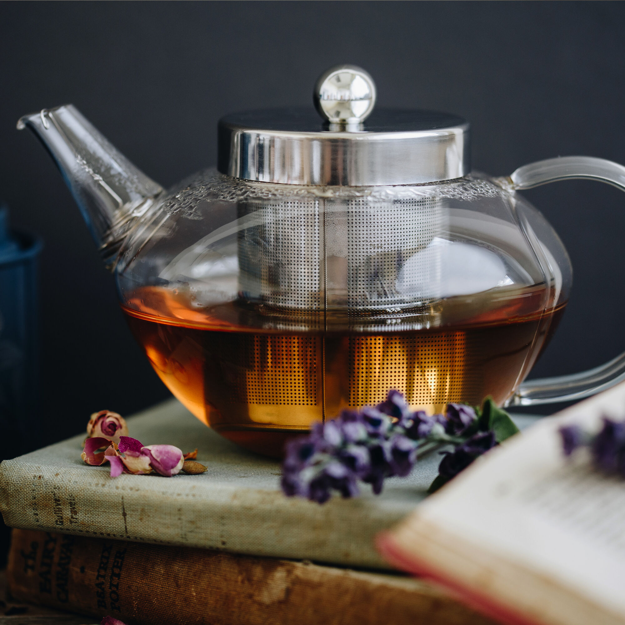 Pimlico Glass Teapot with Infuser Whittard of Chelsea